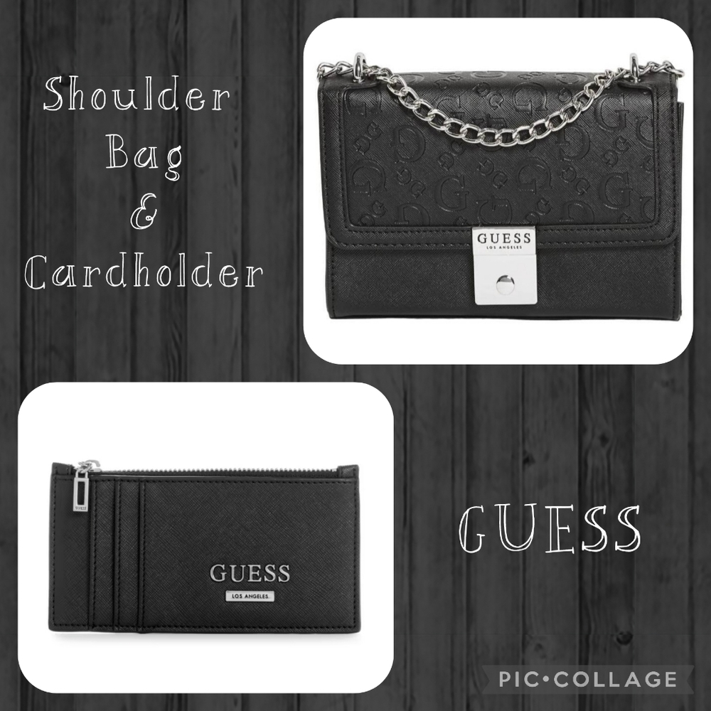 GUESS Shoulder Bag & Cardholder Wallet